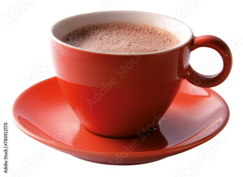 Kakao in roter Tasse
