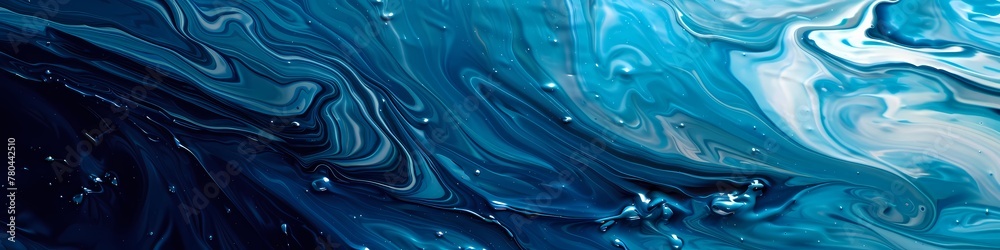 Abstract paint strokes in a liquid blue palette, forming an elegant and dynamic backdrop. Abstract paint strokes in a liquid blue palette, forming an elegant and dynamic backdrop.