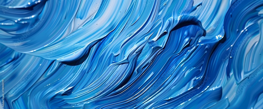 Abstract paint strokes in a liquid blue palette, forming an elegant and dynamic backdrop. Abstract paint strokes in a liquid blue palette, forming an elegant and dynamic backdrop.