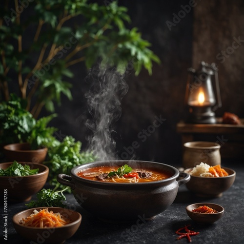 Yukgaejang (spicy beef soup) 
