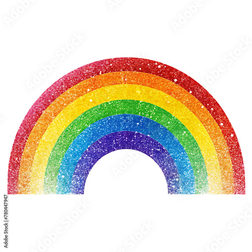 glitter rainbow transparent background