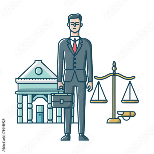 Lawyer Illustration