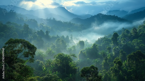 a beautiful view of the jungle in thailand photo via getty photo