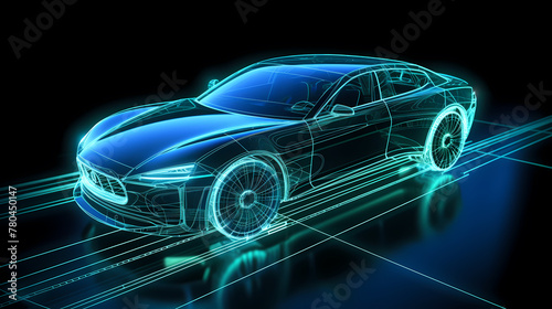 Future smart electric concept cool car design © Derby