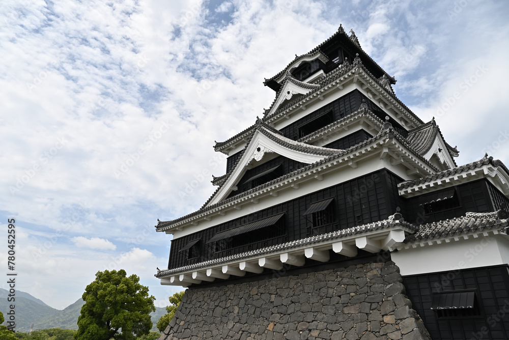 Kumamoto Castle, a famous landmark Kumamoto Castle, a famous landmark