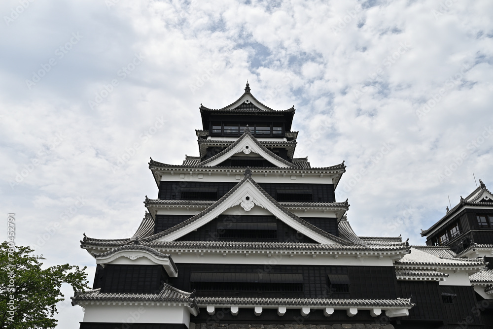 Kumamoto Castle, a famous landmark Kumamoto Castle, a famous landmark