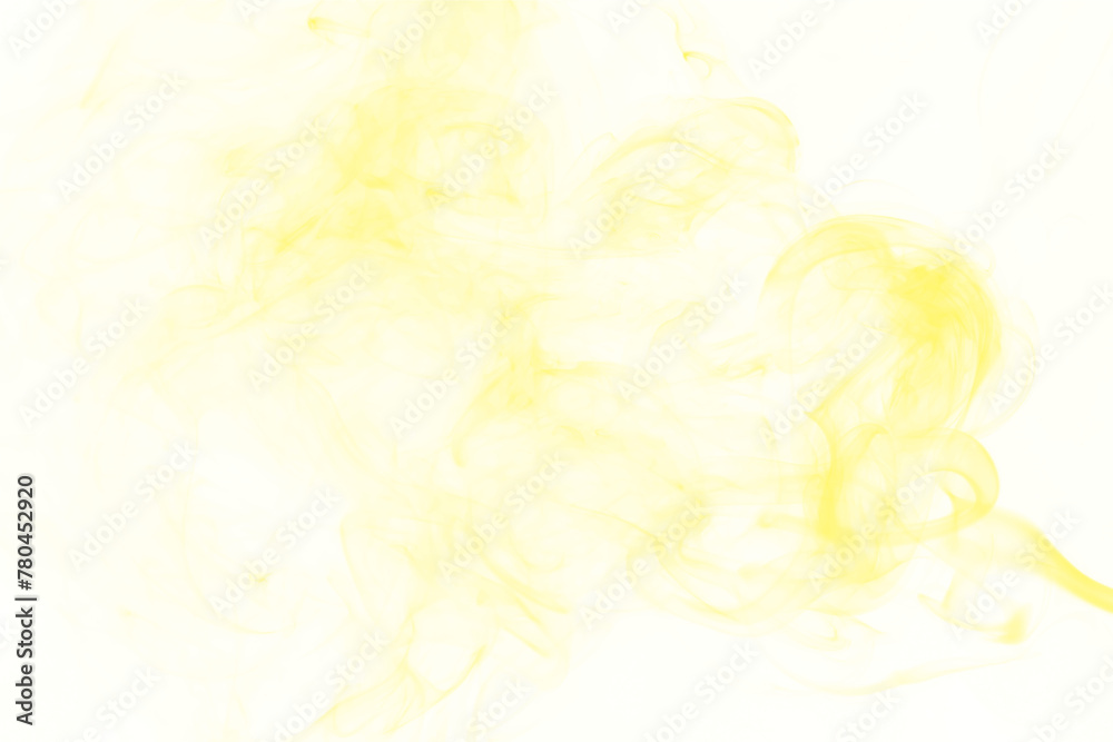 Yellow smoke effect