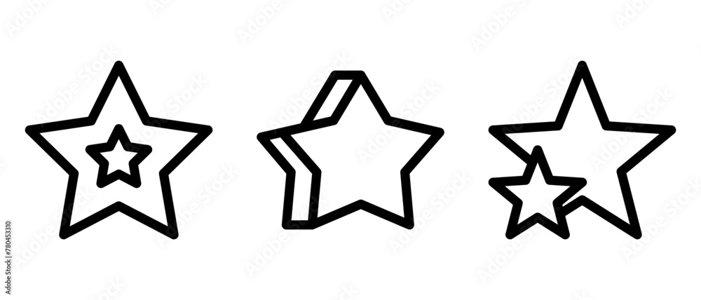 star icon or logo isolated sign symbol vector illustration - high quality black style vector icons
