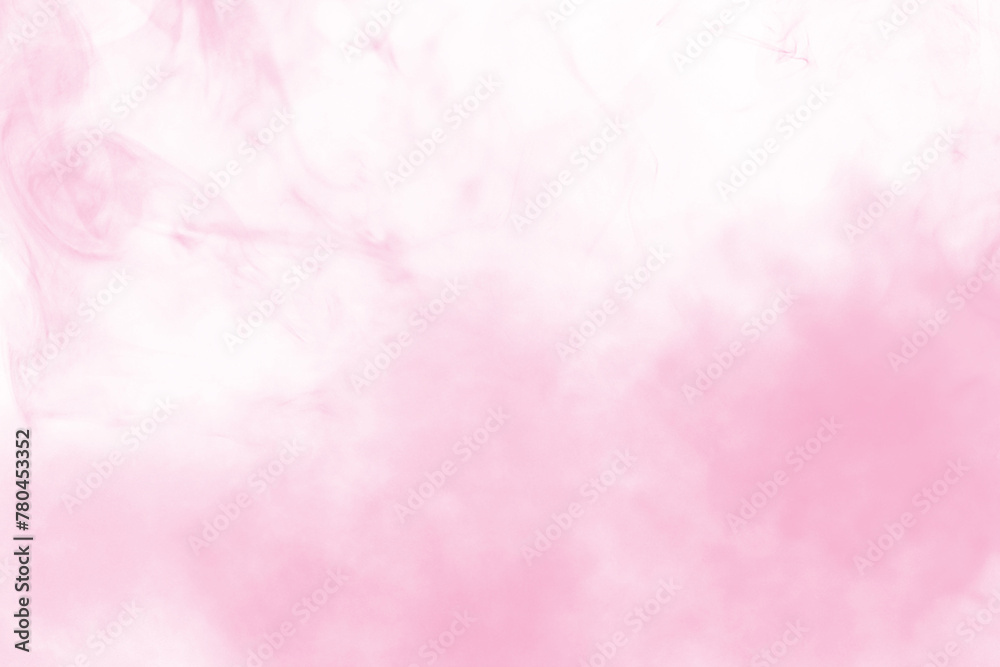 Beautiful pink smoke abstract on Transparent background - obrazy, fototapety, plakaty 