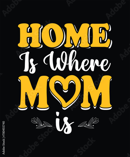 Mother's Day Tshirt Design Vector Template