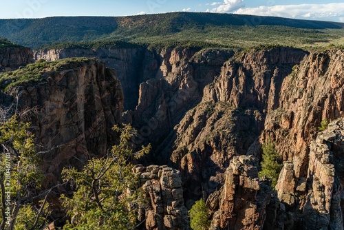 Beautiful view of the Black Canyon of the Gunnison National Park, Colorado