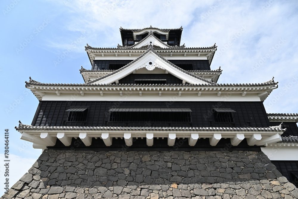 Kumamoto Castle, a famous landmark Kumamoto Castle, a famous landmark