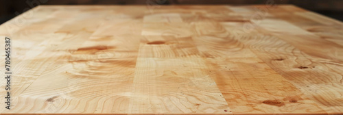 light wood kitchen countertop, beige wood table,