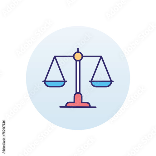 law vector icon