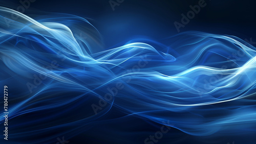 Blue Hues: An Abstract Gradient Background