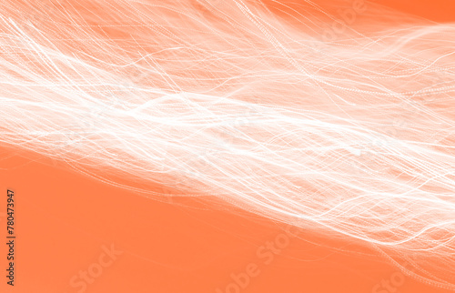 Light Burnt Orange Shiny Glowing Effects Abstract background design photo