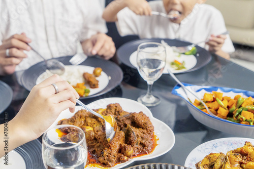 Lebaran traditional food - Rendang