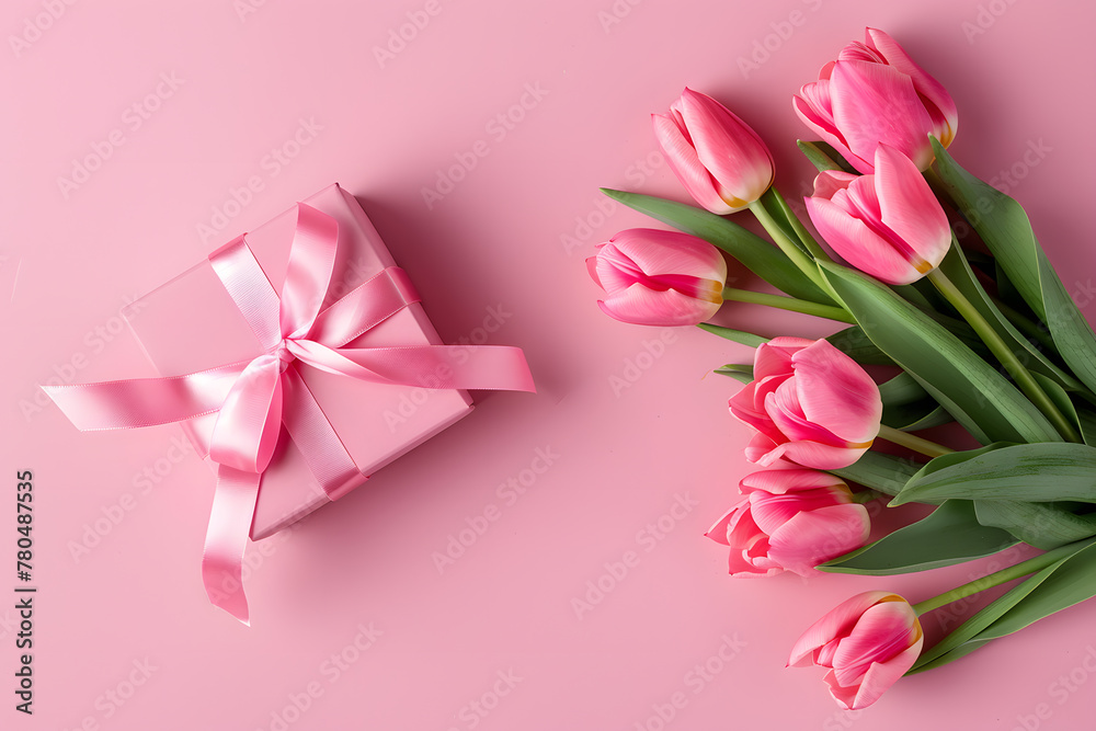 Decorative flower in pink for mother's day Decorative flower in pink for mother's day