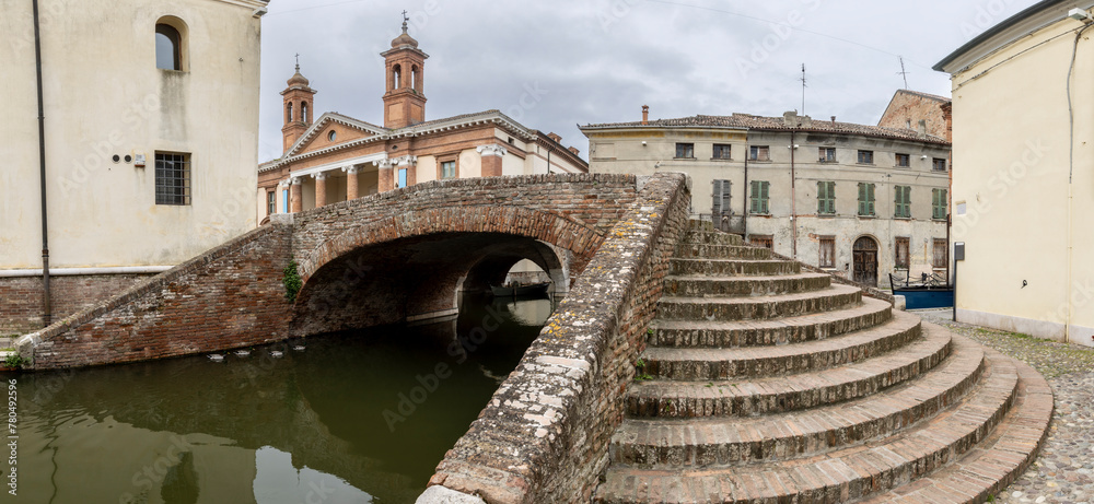 Comacchio is a city and state in the Adria in the province of Ferrara in the region of Emilia-Romagna in Italy