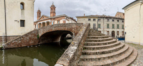 Comacchio is a city and state in the Adria in the province of Ferrara in the region of Emilia-Romagna in Italy