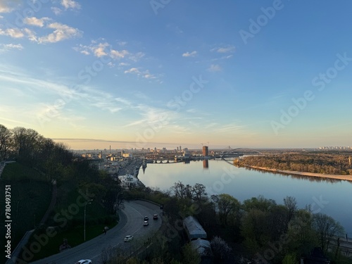 Sunset on Kyiv Dnipro