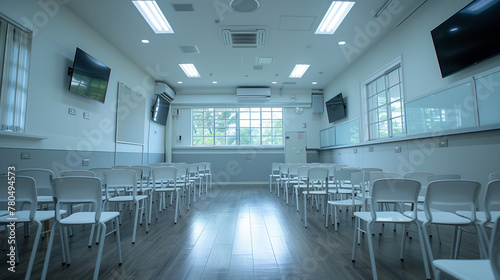 interior of kid classroom
