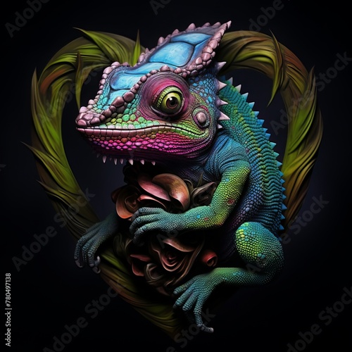 Chameleon Charm  Mesmerizing Images of Colorful Reptilian Wonders