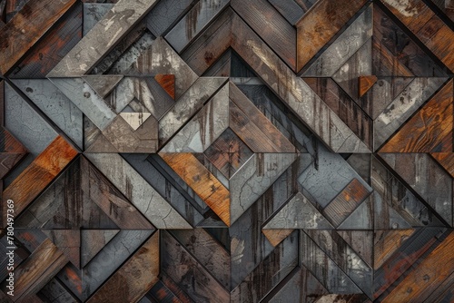The image is a black and brown pattern of wood