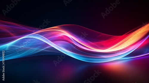 Dynamic abstract lighting background captured in high definition, showcasing vibrant colors and intricate patterns, creating a visually captivating scene. 