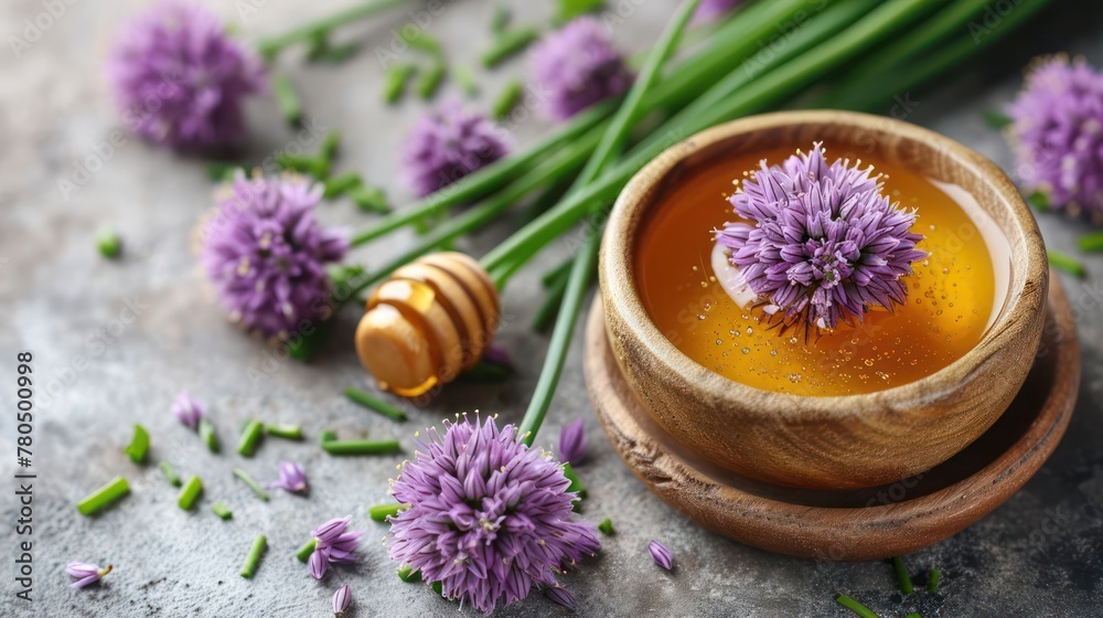 chives and honey for culinary inspiration