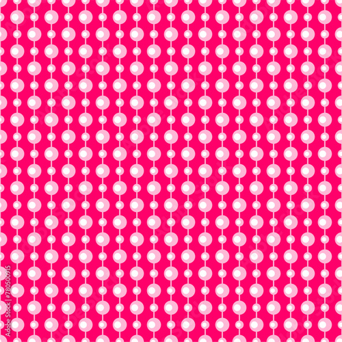 Seamless glamour print pattern with beads jewelry art decor wallpaper for textile, package, paper