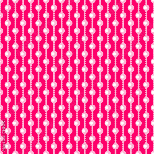 Seamless glamour print pattern with beads jewelry art decor wallpaper for textile, package, paper