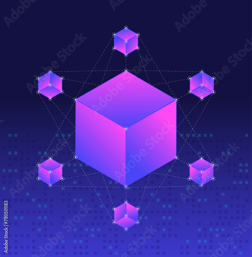 Cube mandala illustration (ID: 780501183)