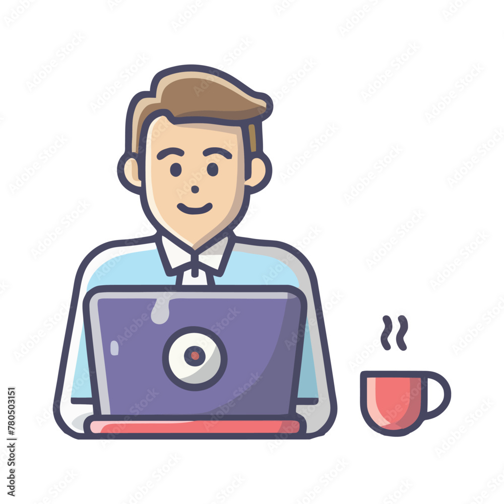 Software Developer Illustration Software Developer Illustration