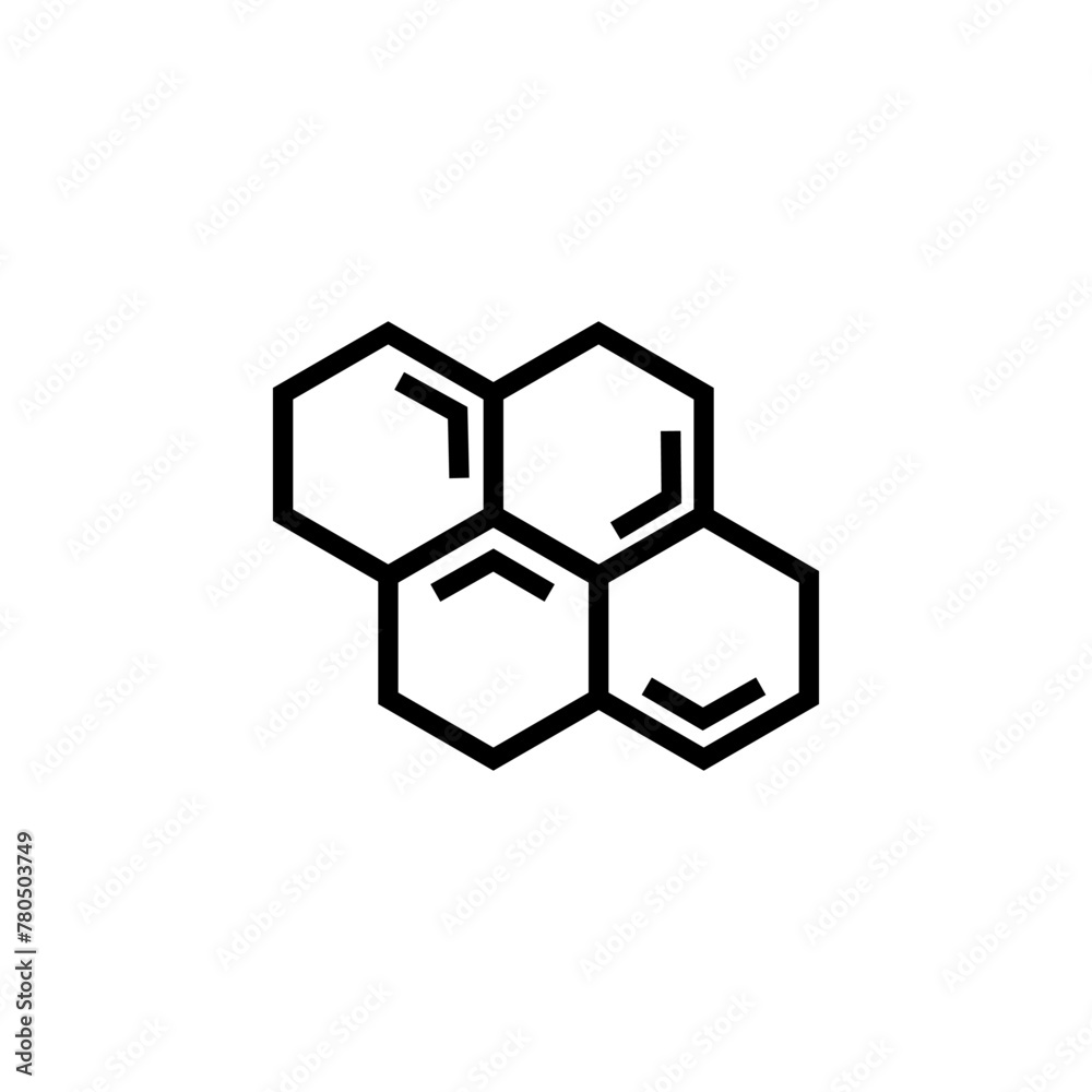 Molecular Structure flat vector icon. Simple solid symbol isolated on white background Molecular Structure flat vector icon. Simple solid symbol isolated on white background