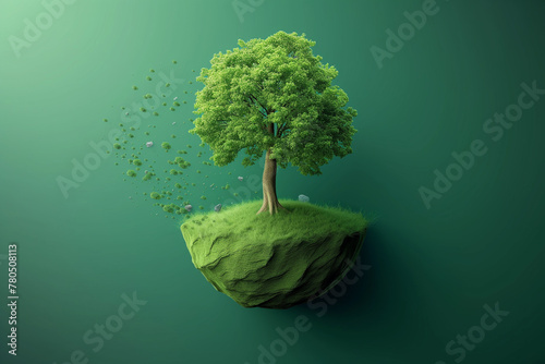 Ecological earth day and tree day concept. © erika8213