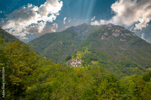 Valle Verzasca beautiful Switzerland Ticino photo