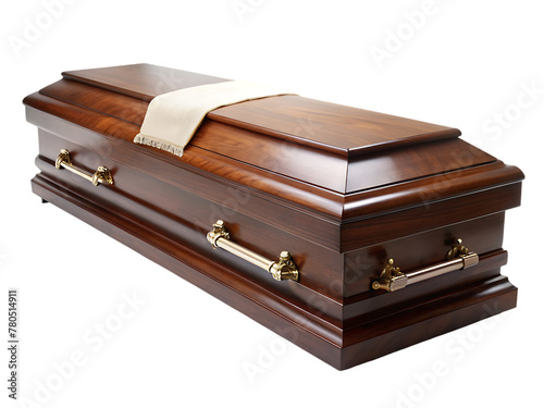 Casket isolated on transparent background