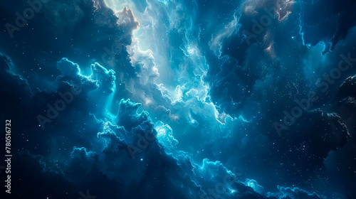 captivating science fiction space wallpaper where dazzling bursts of light swirling cosmic clouds