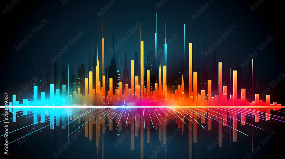 Digital color music equalize glowing light abstract graphic poster web page PPT background Digital color music equalize glowing light abstract graphic poster web page PPT background