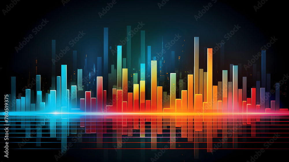 Digital color music equalize glowing light abstract graphic poster web page PPT background Digital color music equalize glowing light abstract graphic poster web page PPT background