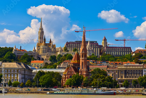 Budapest city view 