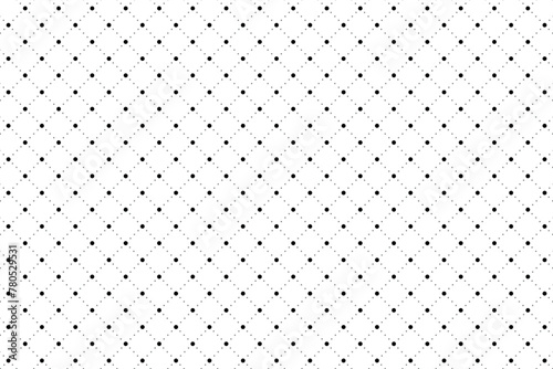 Abstract Connected Dotted Lines Dots Background