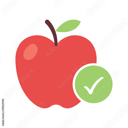 Apple With Check Mark
