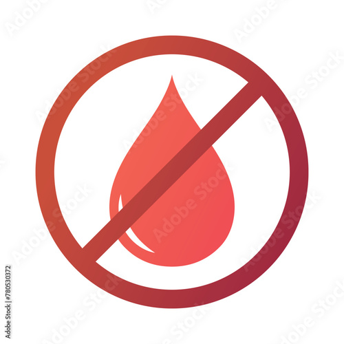 Blood Droplet with No Sign