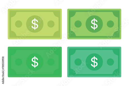Cash Note Multiple Colours Set