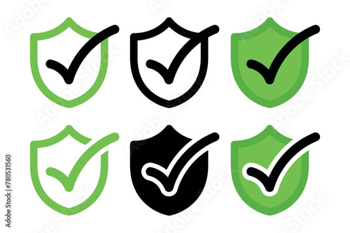 Check Marks Shields Set