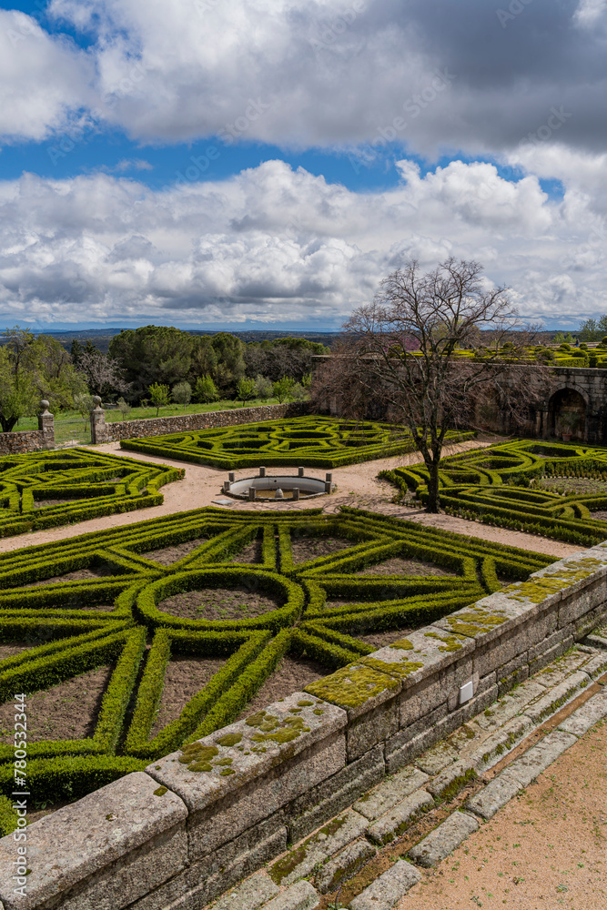 Geometric Gardens of the Royal El Escorial Monastery