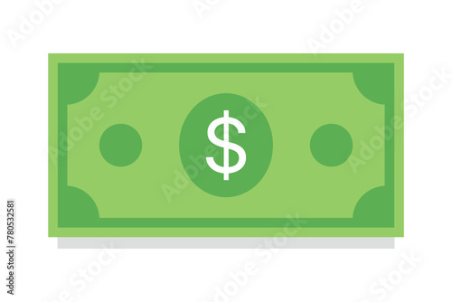 Dollar Note Flat Style