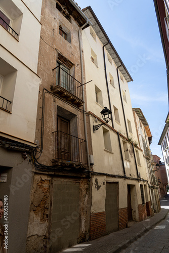 Antique Balcony on Distressed Urban Building